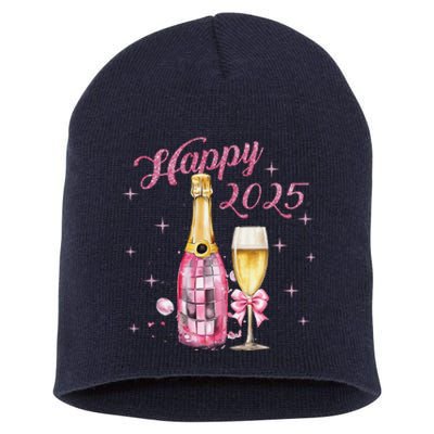 New Years Eve Party Supplies 2025 Happy New Year Fireworks Short Acrylic Beanie