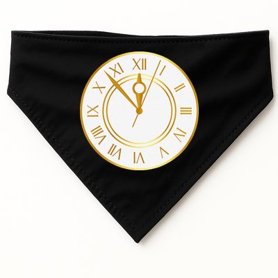 New YearS Eve Clock USA-Made Doggie Bandana