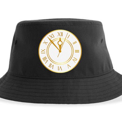 New YearS Eve Clock Sustainable Bucket Hat