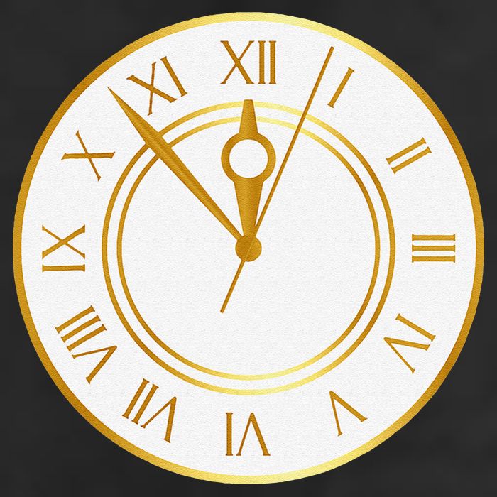 New YearS Eve Clock Beanie