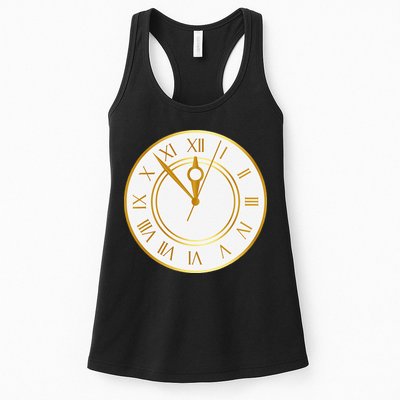 New YearS Eve Clock Womens Tank Top