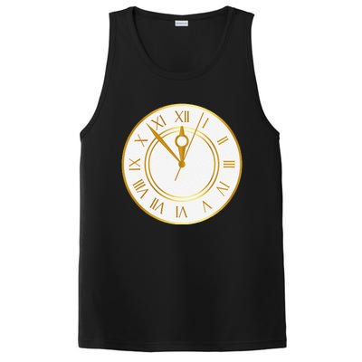 New YearS Eve Clock PosiCharge Competitor Tank