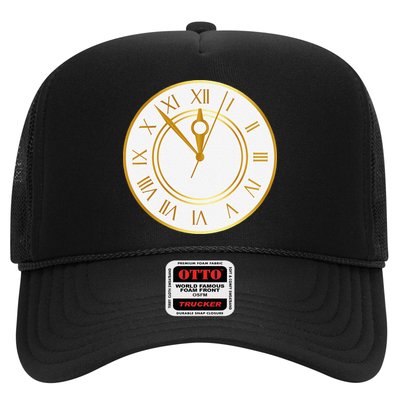 New YearS Eve Clock Trucker Hat