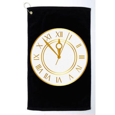 New YearS Eve Clock Golf Towel