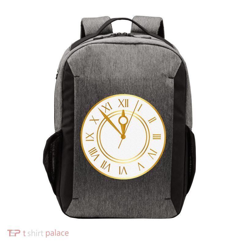 New YearS Eve Clock Vector Backpack