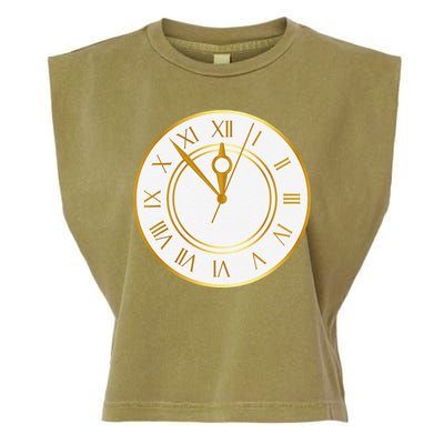 New YearS Eve Clock Garment-Dyed Women's Muscle Tee
