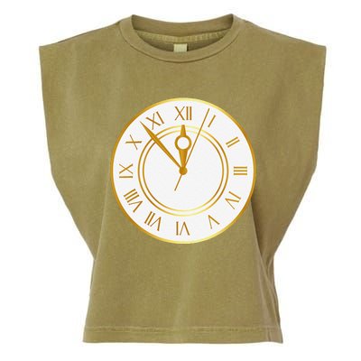 New YearS Eve Clock Garment-Dyed Women's Muscle Tee