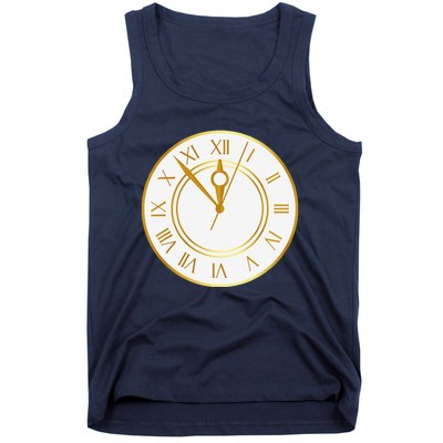 New YearS Eve Clock Tank Top