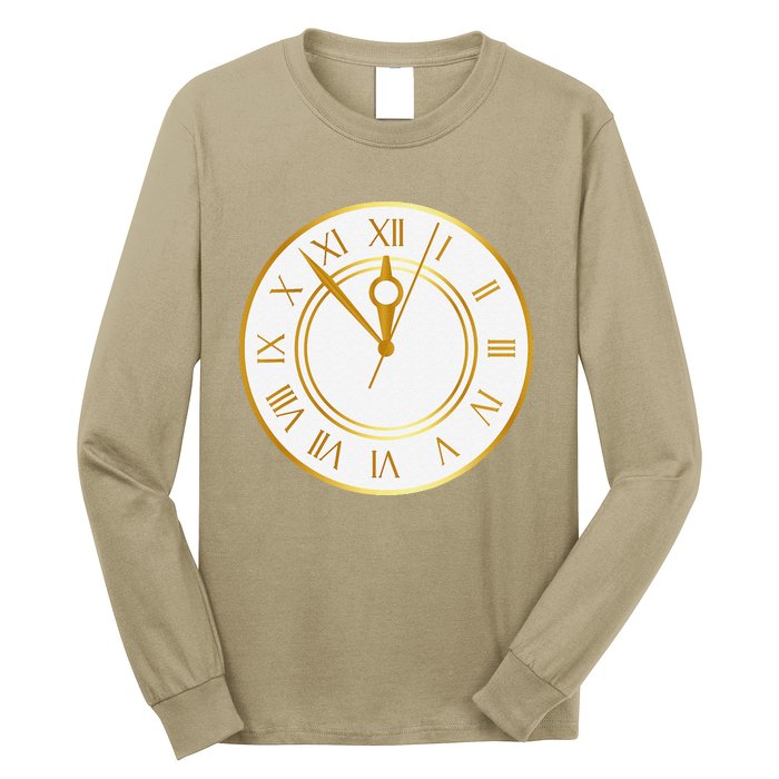 New YearS Eve Clock Long Sleeve Shirt