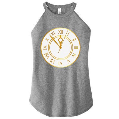 New YearS Eve Clock Women's Perfect Tri Rocker Tank