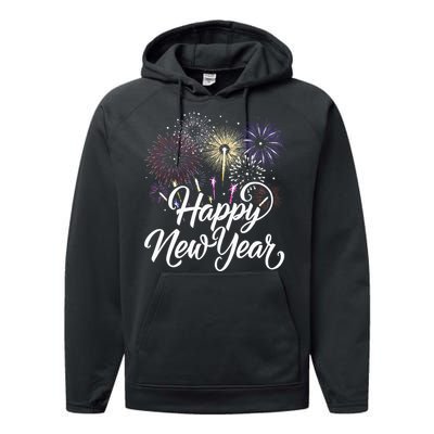 New Years Eve Party Supplies NYE 2024  Performance Fleece Hoodie