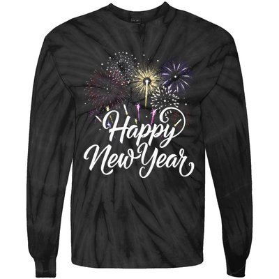 New Years Eve Party Supplies NYE 2024  Tie-Dye Long Sleeve Shirt