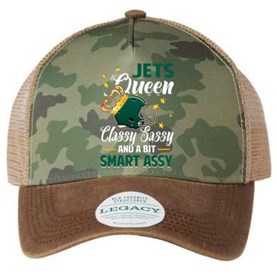 New York Football Queen Classy Sassy And A Bit Smart Assy Legacy Tie Dye Trucker Hat
