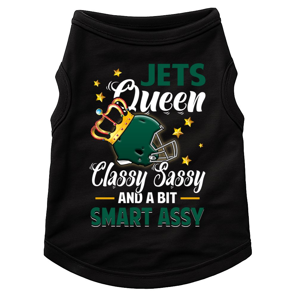 New York Football Queen Classy Sassy And A Bit Smart Assy Doggie Tank