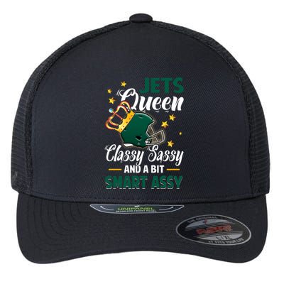 New York Football Queen Classy Sassy And A Bit Smart Assy Flexfit Unipanel Trucker Cap
