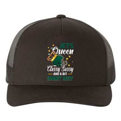 New York Football Queen Classy Sassy And A Bit Smart Assy Yupoong Adult 5-Panel Trucker Hat