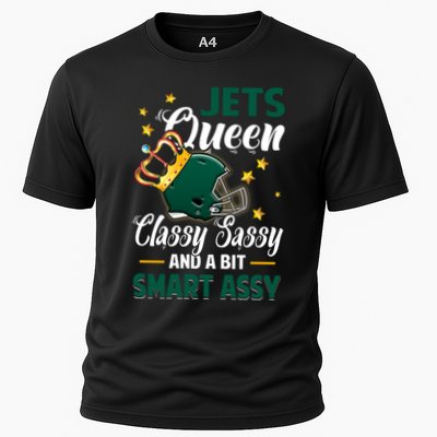 New York Football Queen Classy Sassy And A Bit Smart Assy Performance Shirt