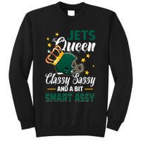 New York Football Queen Classy Sassy And A Bit Smart Assy Sweatshirt