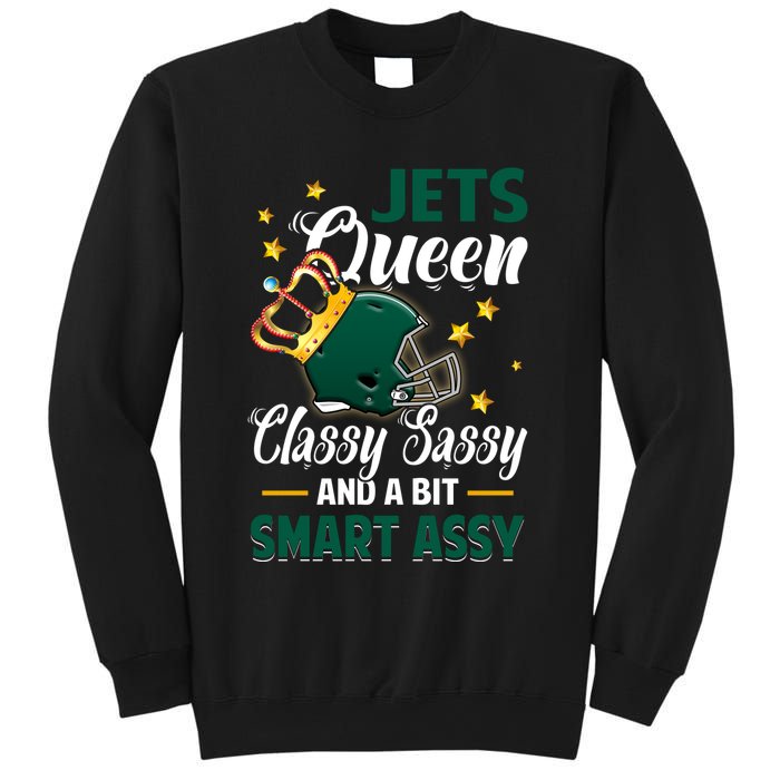 New York Football Queen Classy Sassy And A Bit Smart Assy Sweatshirt