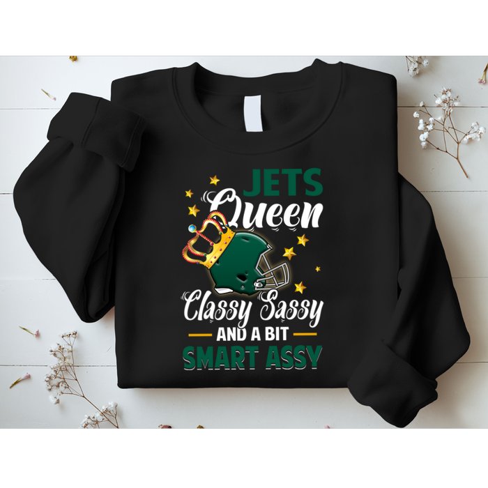 New York Football Queen Classy Sassy And A Bit Smart Assy Sweatshirt