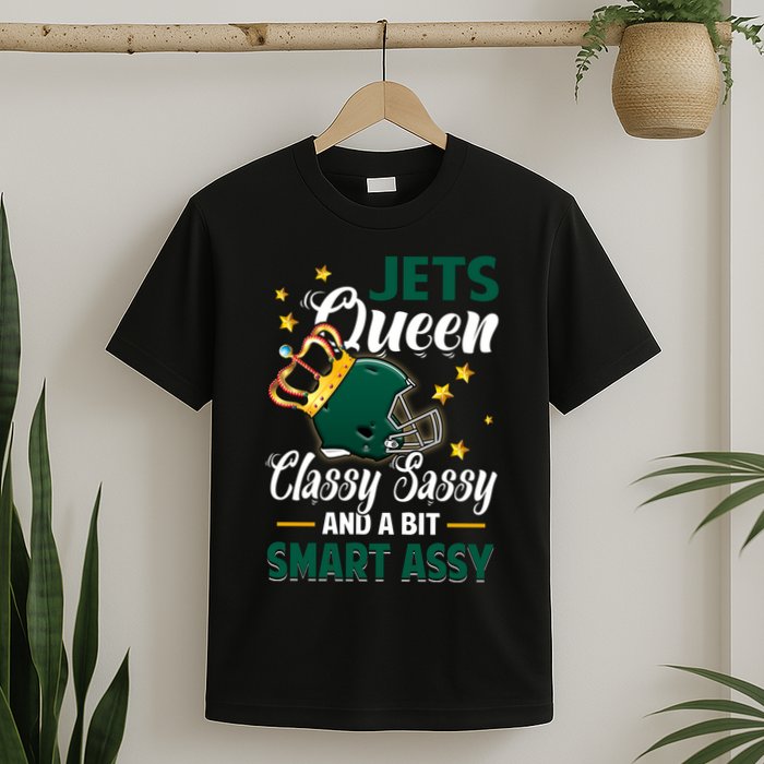 New York Football Queen Classy Sassy And A Bit Smart Assy T-Shirt