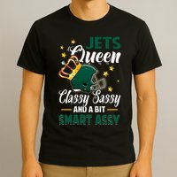 New York Football Queen Classy Sassy And A Bit Smart Assy T-Shirt
