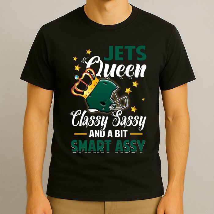 New York Football Queen Classy Sassy And A Bit Smart Assy T-Shirt