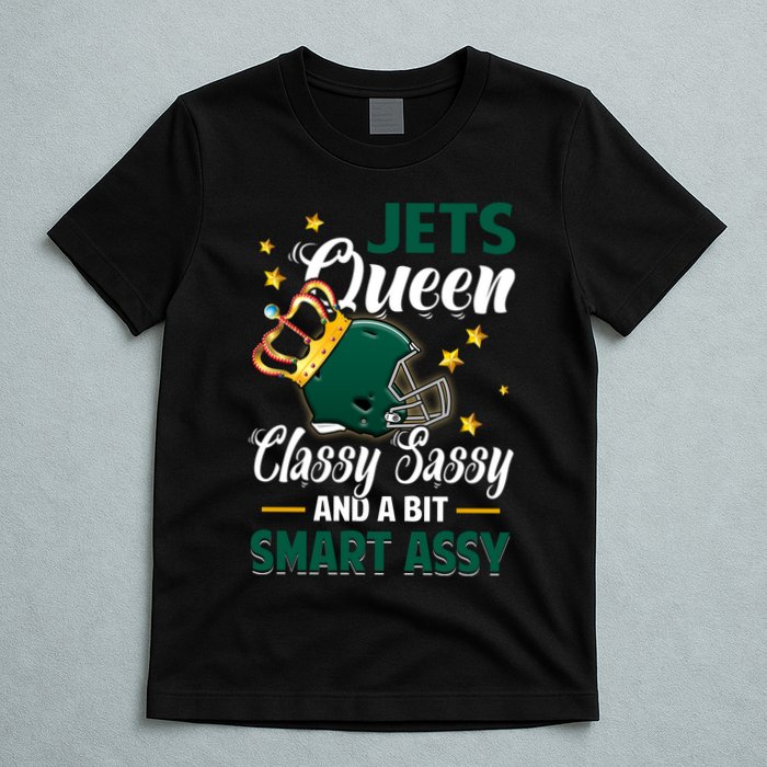 New York Football Queen Classy Sassy And A Bit Smart Assy T-Shirt