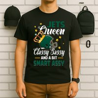 New York Football Queen Classy Sassy And A Bit Smart Assy T-Shirt