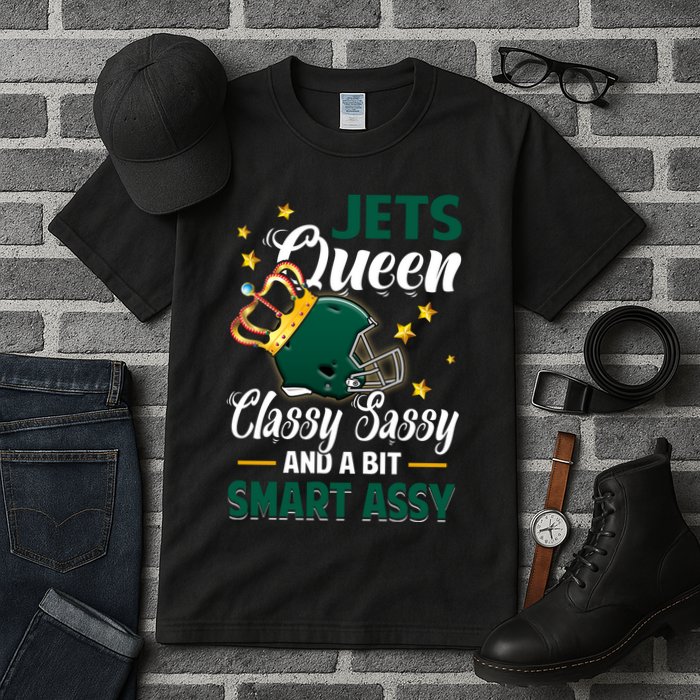 New York Football Queen Classy Sassy And A Bit Smart Assy Tall T-Shirt
