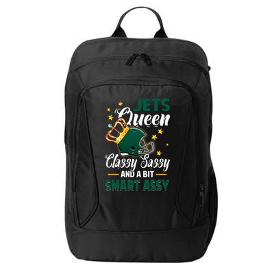 New York Football Queen Classy Sassy And A Bit Smart Assy City Backpack
