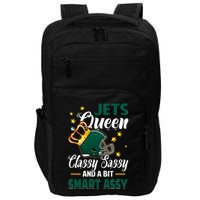 New York Football Queen Classy Sassy And A Bit Smart Assy Impact Tech Backpack