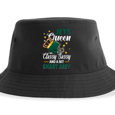 New York Football Queen Classy Sassy And A Bit Smart Assy Sustainable Bucket Hat