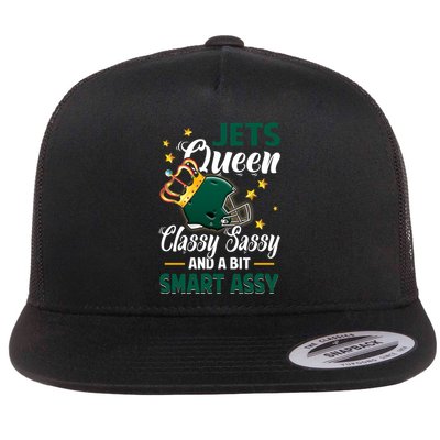 New York Football Queen Classy Sassy And A Bit Smart Assy Flatbill Hat
