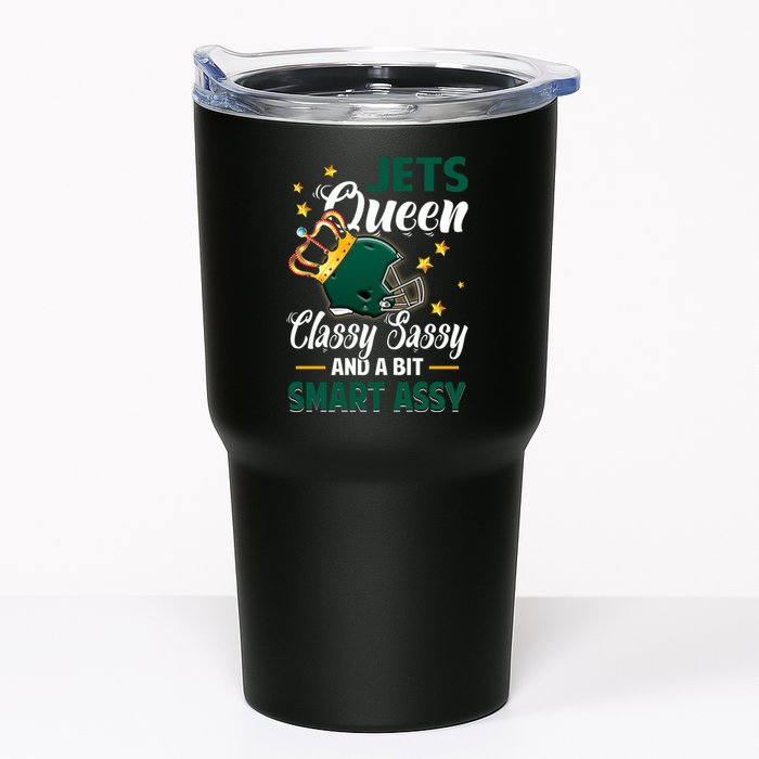 New York Football Queen Classy Sassy And A Bit Smart Assy Tumbler
