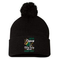 New York Football Queen Classy Sassy And A Bit Smart Assy Pom Pom 12in Knit Beanie