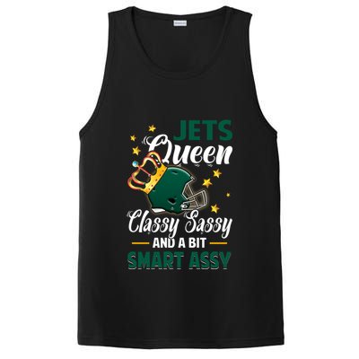 New York Football Queen Classy Sassy And A Bit Smart Assy PosiCharge Competitor Tank