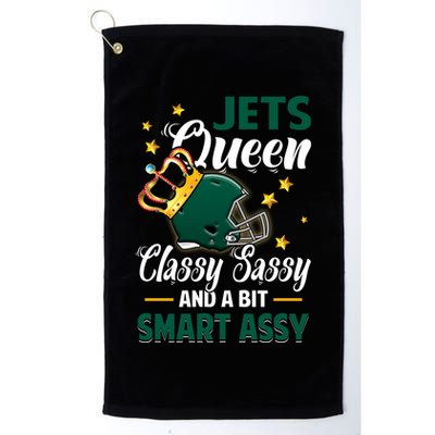 New York Football Queen Classy Sassy And A Bit Smart Assy Golf Towel