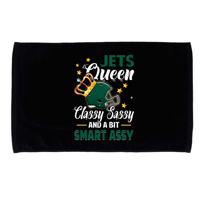 New York Football Queen Classy Sassy And A Bit Smart Assy Microfiber Hand Towel