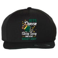 New York Football Queen Classy Sassy And A Bit Smart Assy Wool Snapback Cap