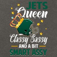 New York Football Queen Classy Sassy And A Bit Smart Assy Cotton Canvas Backpack