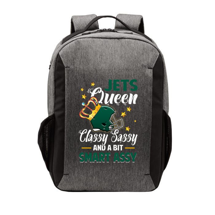 New York Football Queen Classy Sassy And A Bit Smart Assy Vector Backpack