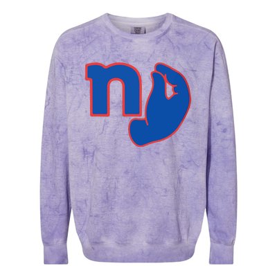 New York Football Colorblast Crewneck Sweatshirt