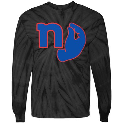 New York Football Tie-Dye Long Sleeve Shirt