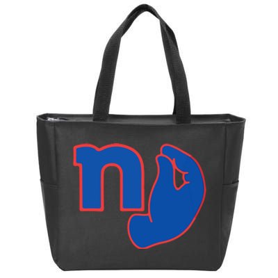 New York Football Zip Tote Bag