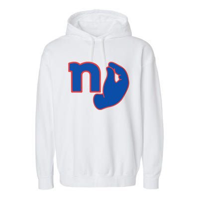 New York Football Garment-Dyed Fleece Hoodie