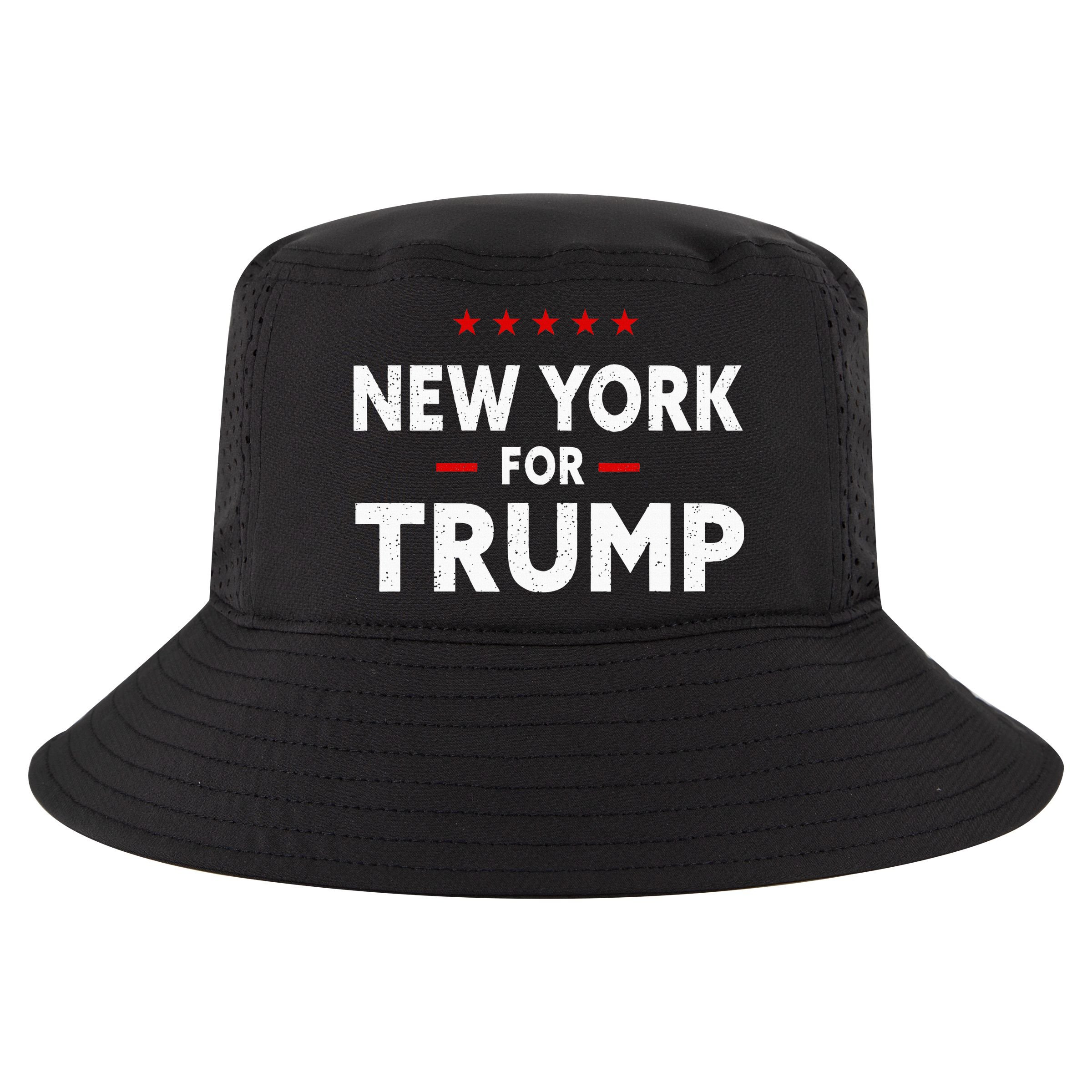 New York For Trump 2024 47th President Of The Usa Cool Comfort Performance Bucket Hat