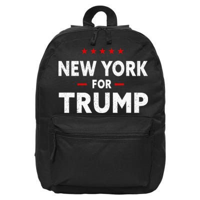 New York For Trump 2024 47th President Of The Usa 16 in Basic Backpack