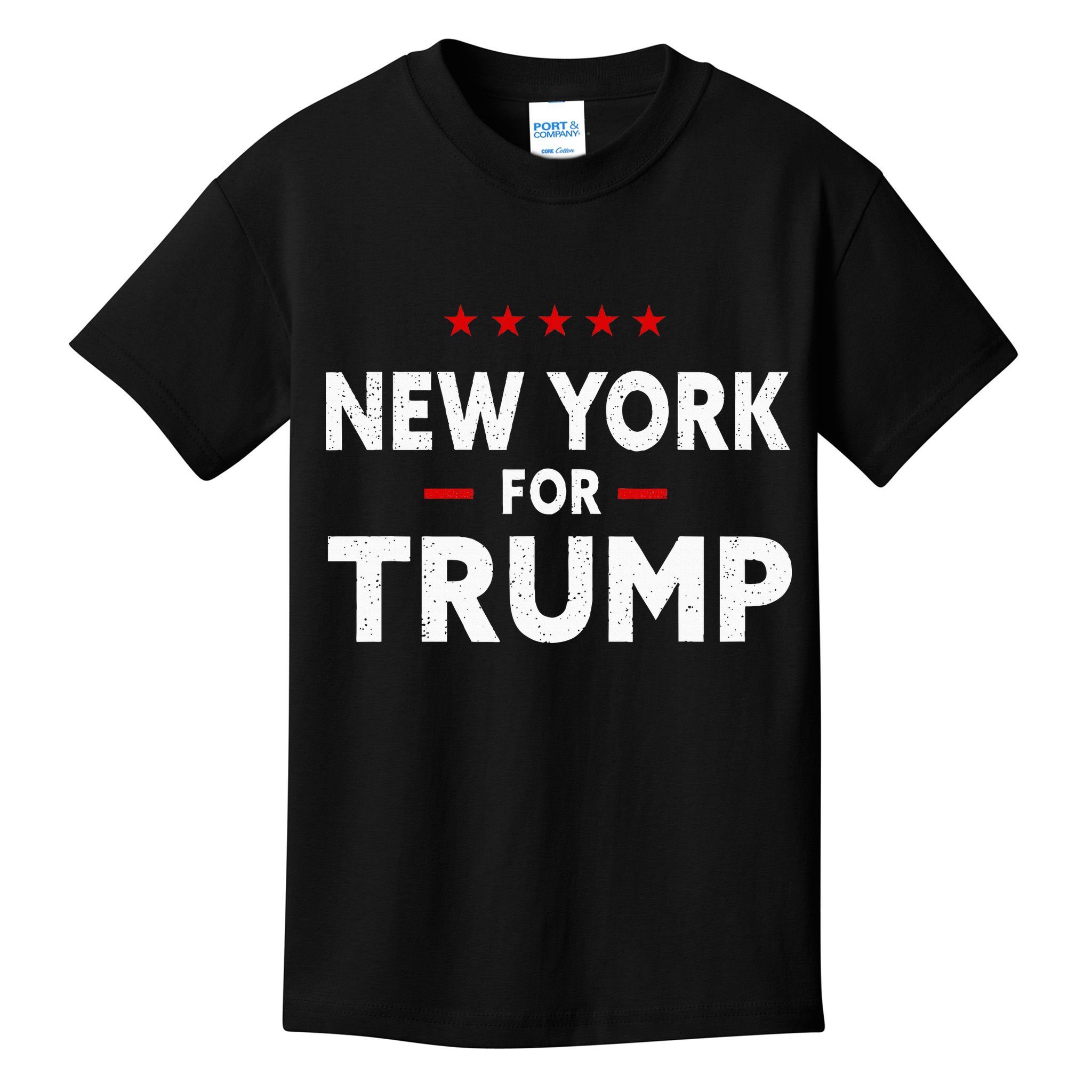 New York For Trump 2024 47th President Of The Usa Kids T-Shirt