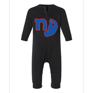 New York Football Infant Fleece One Piece